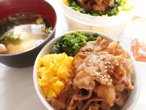 油を使わない!白だしで作る♪♪豚丼!